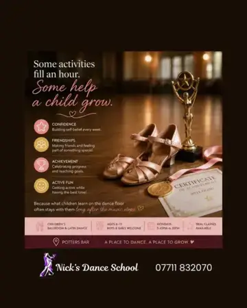 Trustindex feed image, shared by Nick's Dance School on Facebook on September 27, 2026.